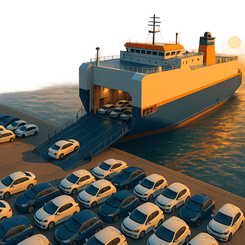 Kirim Mobil Via Kapal Roro